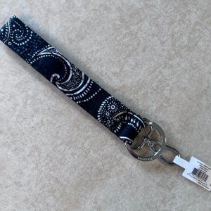 Vera Bradley STELLAR PAISLEY Wristlet Keychain NWT